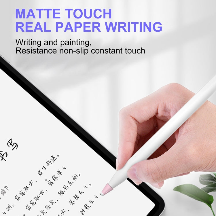 8 PCS / Set Fiber Texture Nib Protector For Apple Pencil(White) - Pencil Accessories by PMC TechLife | Online Shopping South Africa | PMC TechLife