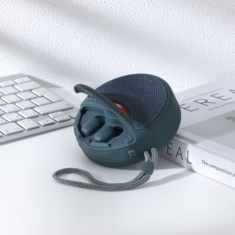 T&G TG808 2 in 1 Mini Wireless Bluetooth Speaker Wireless Headphones(Grey) - Mini Speaker by T&G | Online Shopping South Africa | PMC TechLife