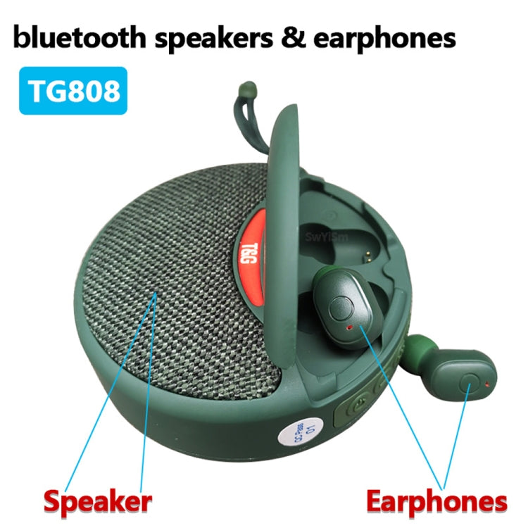 T&G TG808 2 in 1 Mini Wireless Bluetooth Speaker Wireless Headphones(Black) - free shipping - PMC TechLife - Order now!