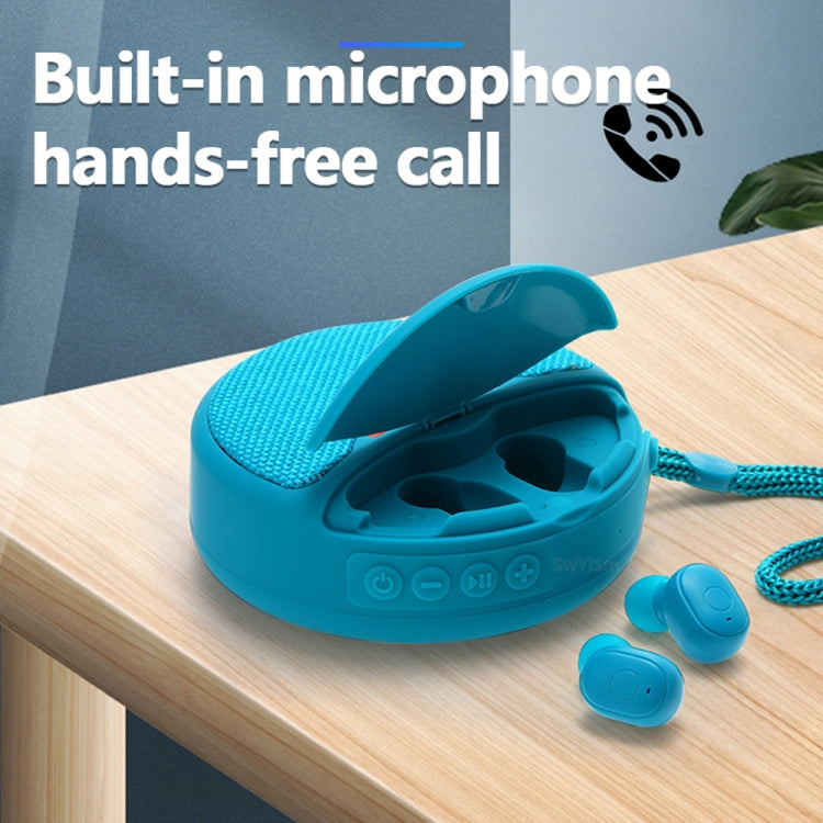 T&G TG808 2 in 1 Mini Wireless Bluetooth Speaker Wireless Headphones(Black) - free shipping - PMC TechLife - Order now!