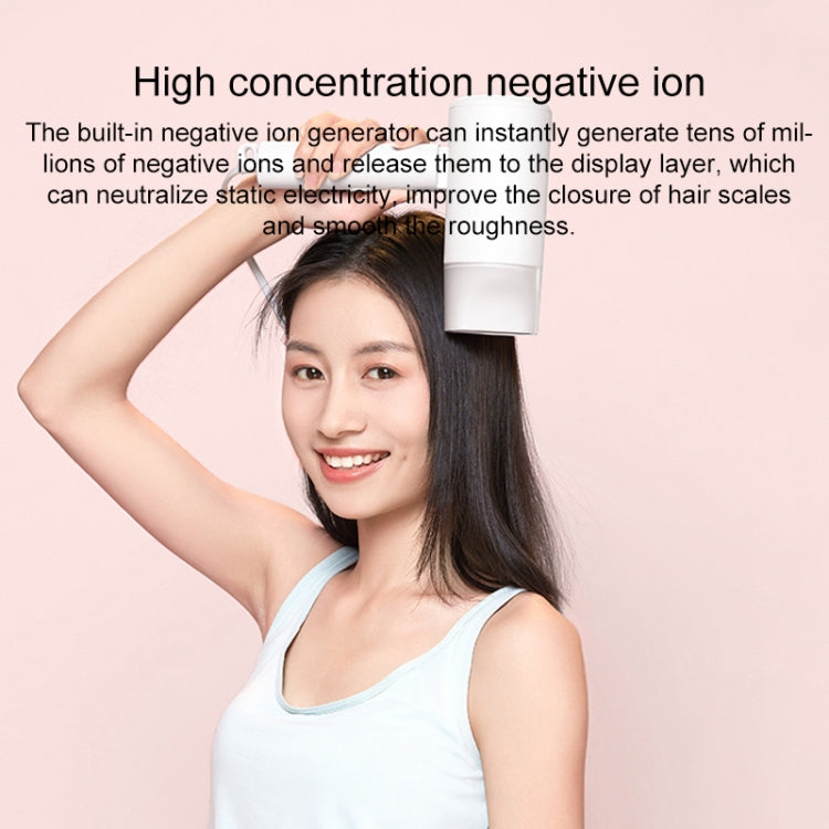 Original Xiaomi Mijia H100 Negative Ion Portable Electric Hair Dryer, US Plug(Pink) - Hair Dryers & Accessories by Xiaomi | Online Shopping South Africa | PMC Jewellery