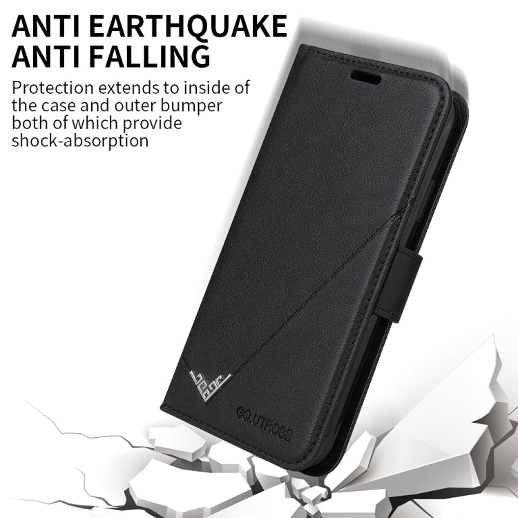 For Samsung Galaxy M31s GQUTROBE Right Angle Leather Phone Case(Black) - Galaxy Phone Cases by GQUTROBE | Online Shopping South Africa | PMC TechLife | Buy Now Pay Later Mobicred