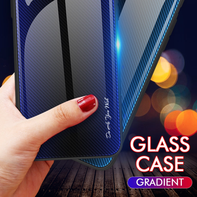 For Samsung Galaxy A53 5G Texture Gradient Glass TPU Phone Case(White) - free shipping - PMC TechLife - Order now!