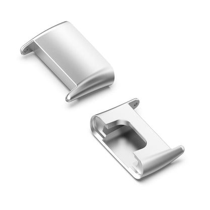 For Xiaomi Mi Band 7 Pro 1 Pair Metal Watch Band Connector(Silver) -  by PMC Jewellery | Online Shopping South Africa | PMC Jewellery