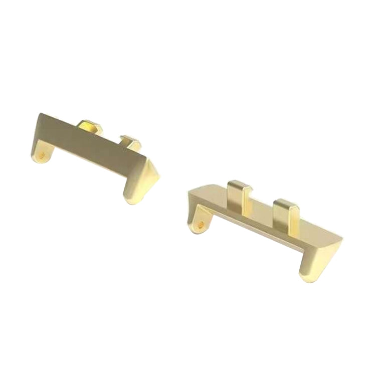 For OPPO Watch3 42mm 1 Pair 20mm Metal Watch Band Connector(Gold) -  by PMC Jewellery | Online Shopping South Africa | PMC Jewellery