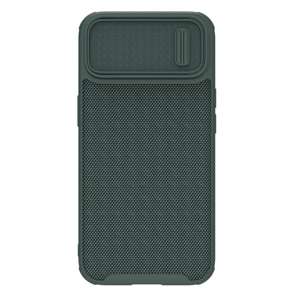 For iPhone 14 NILLKIN 3D Textured Camshield PC + TPU Phone Case(Green) - iPhone 14 Cases by NILLKIN | Online Shopping South Africa | PMC Jewellery
