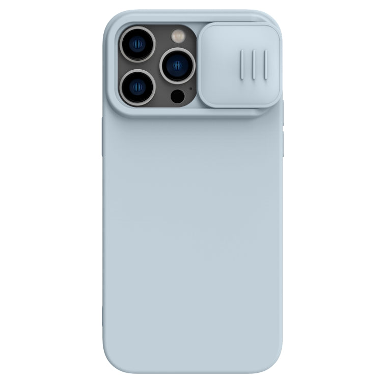 For iPhone 14 Pro Max NILLKIN CamShield MagSafe Liquid Silicone Phone Case (Grey) - iPhone 14 Pro Max Cases by NILLKIN | Online Shopping South Africa | PMC Jewellery