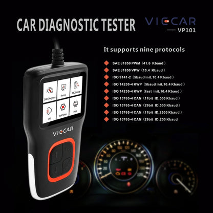 Viecar VP101 Car Code Reader OBD2 Analyzer Diagnostic Scanner - Code Readers & Scan Tools by PMC Jewellery | Online Shopping South Africa | PMC Jewellery