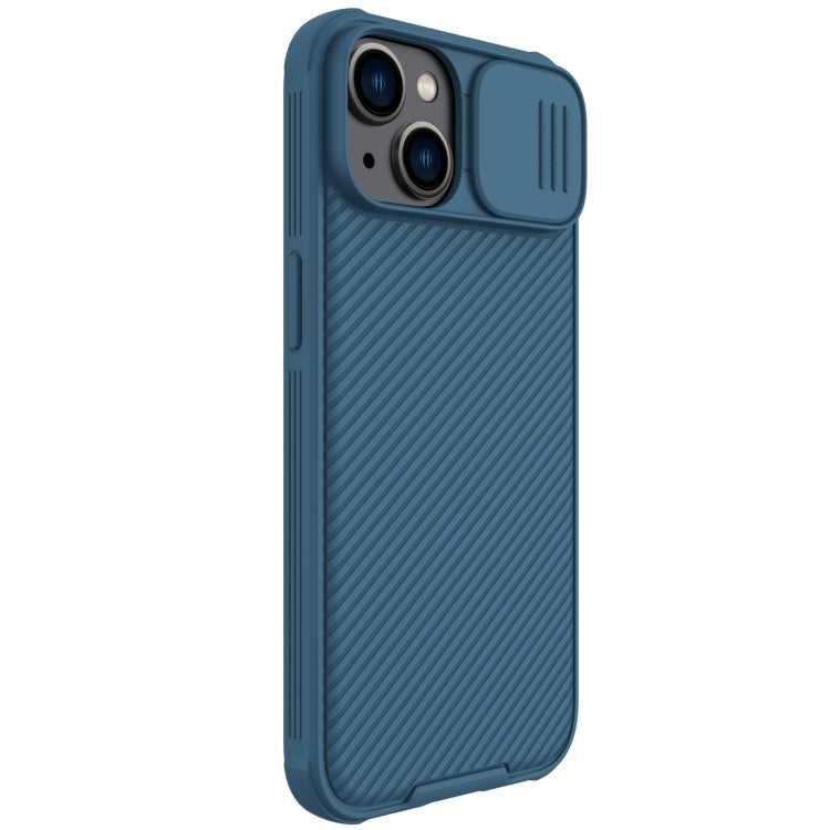 For iPhone 14 NILLKIN CamShield Pro Magnetic Magsafe Case(Blue) - iPhone 14 Cases by NILLKIN | Online Shopping South Africa | PMC Jewellery