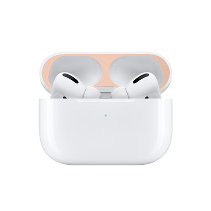 For Apple AirPods Pro 2 Wireless Earphone Protective Case Metal Sticker(Flesh Color) - Protective Sticker by PMC Jewellery | Online Shopping South Africa | PMC Jewellery