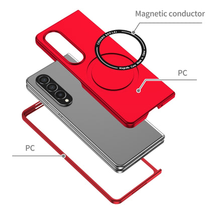 For Samsung Galaxy Z Fold4 Magsafe Magnetic Folding PC Phone Case(Red) - Galaxy Z Fold4 5G Cases by PMC Jewellery | Online Shopping South Africa | PMC Jewellery