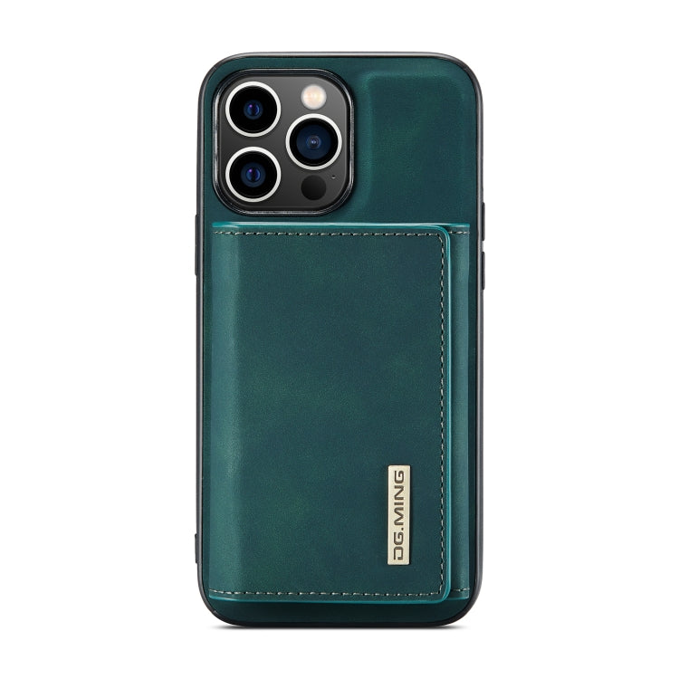 For iPhone 14 Pro DG.MING M1 Series 3-Fold Multi Card Wallet Leather Case(Green) - free shipping - PMC TechLife - Order now!
