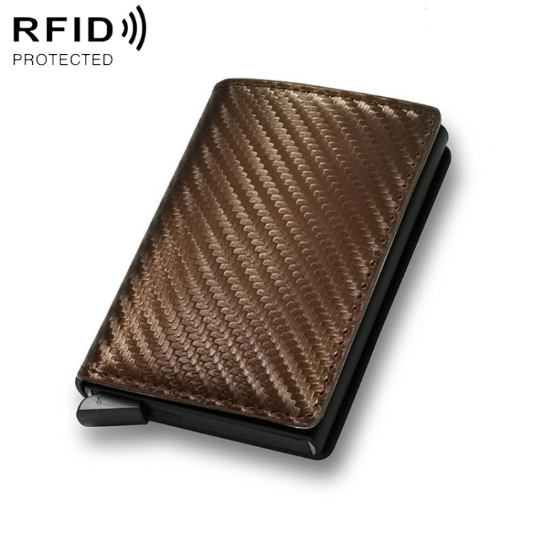 C1804H1 RFID Carbon Fiber Wallet For Men(Bronzed Carbon Fiber) - free shipping - PMC TechLife - Order now!