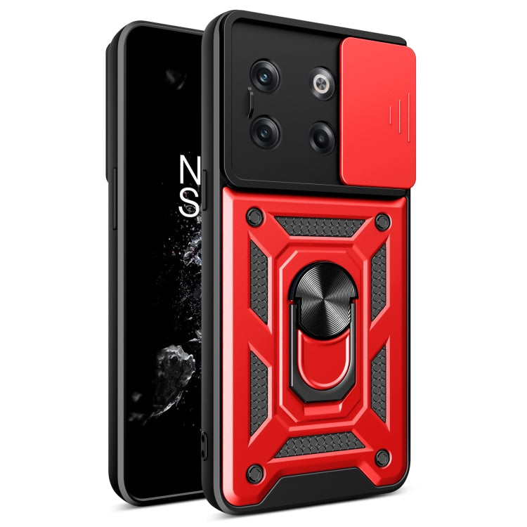 For OnePlus 10T Sliding Camera Cover Design TPU+PC Phone Case(Red) - free shipping - PMC TechLife - Order now!