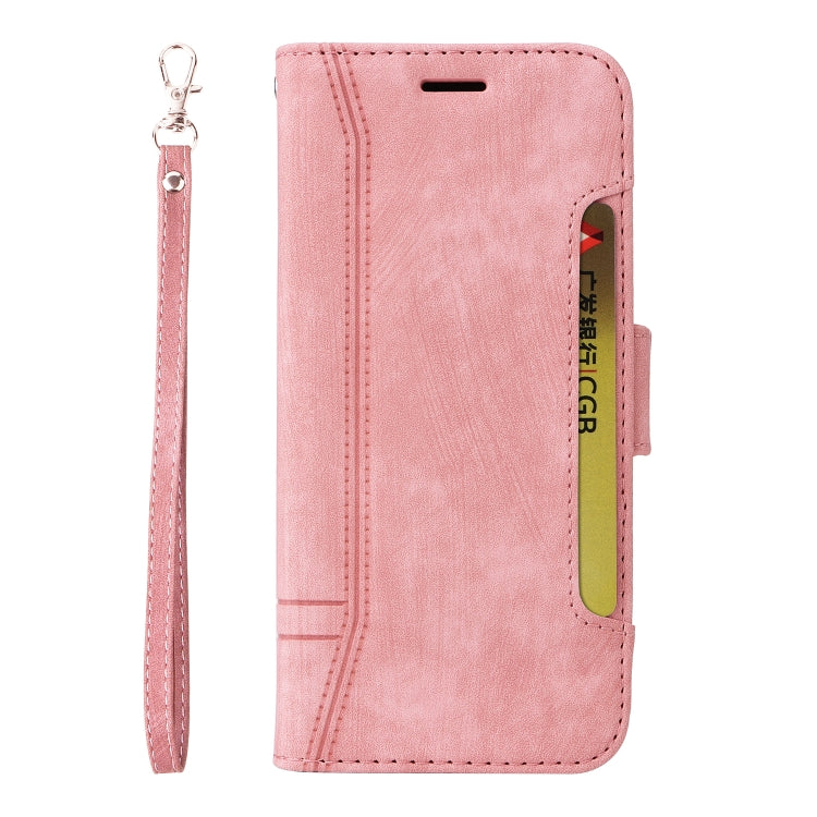 For vivo V25 / V25e 4G Global BETOPNICE Dual-side Buckle Leather Phone Case(Pink) - vivo Cases by BETOPNICE | Online Shopping South Africa | PMC Jewellery | Buy Now Pay Later Mobicred