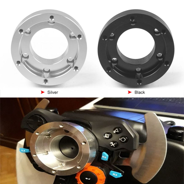 For Logitech G29 G920 G923 70mm Gaming Steering Wheel Adapter(Silver) - Others by PMC TechLife | Online Shopping South Africa | PMC TechLife