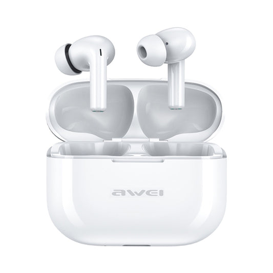 awei T1 Pro True Sports Earbuds With Charging Case(White) - Bluetooth Earphone by awei | Online Shopping South Africa | PMC Jewellery | Buy Now Pay Later Mobicred