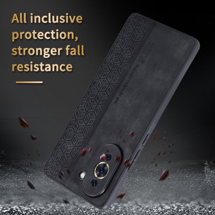 For Huawei nova 10 Pro AZNS 3D Embossed Skin Feel Phone Case(Black) - free shipping - PMC TechLife - Order now!