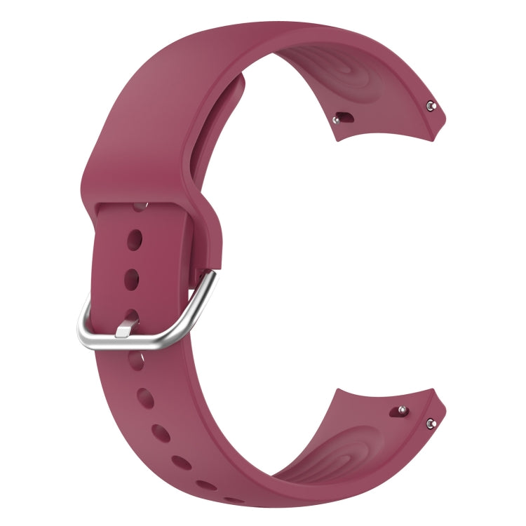 For Xiaomi Watch S1 Pro Solid Color Silicone Watch Band(Wine Red) - free shipping - PMC TechLife - Order now!