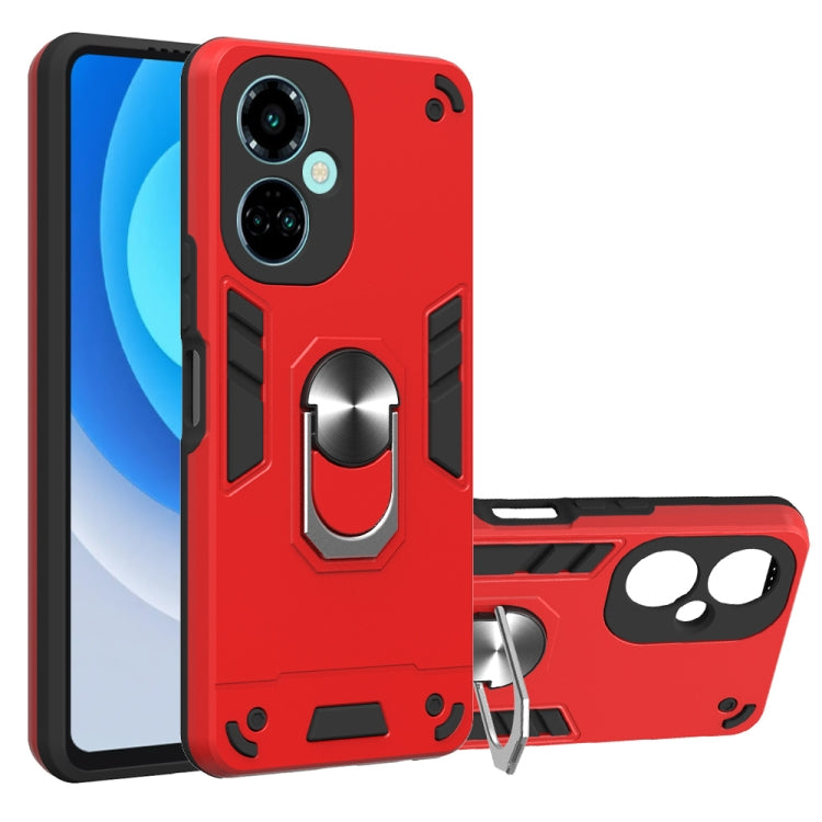 For Tecno Camon 19/Camon 19 Pro 5G 2 in 1 Armour Series PC + TPU Protective Phone Case(Red) - free shipping - PMC TechLife - Order now!
