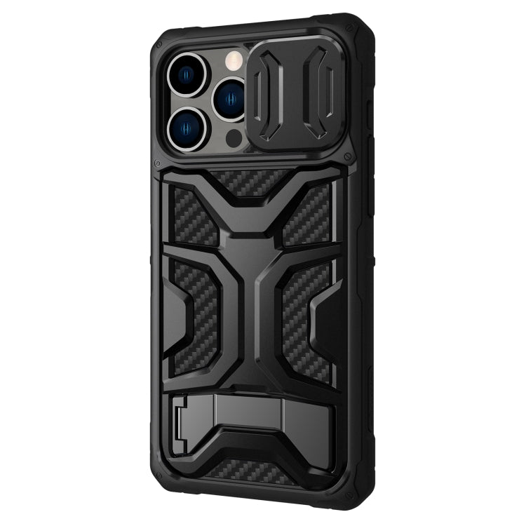 For iPhone 14 Pro Max NILLKIN Sliding Camera Cover Design TPU + PC Magnetic Phone Case(Black) - iPhone 14 Pro Max Cases by NILLKIN | Online Shopping South Africa | PMC Jewellery