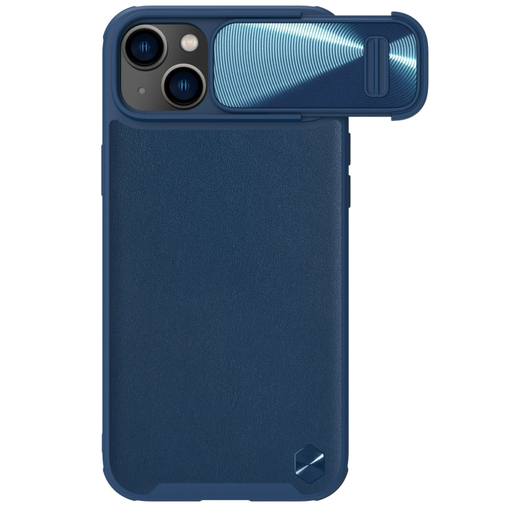 For iPhone 14 Plus NILLKIN PC + TPU Magnetic Phone Case(Blue) - iPhone 14 Plus Cases by NILLKIN | Online Shopping South Africa | PMC Jewellery