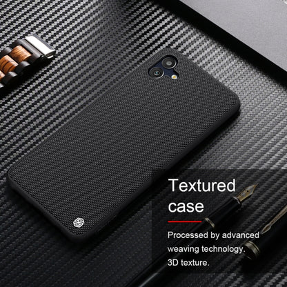 For Samsung Galaxy M13 5G NILLKIN 3D Texture Nylon Fiber PC+TPU Phone Case(Black) - Galaxy Phone Cases by NILLKIN | Online Shopping South Africa | PMC Jewellery