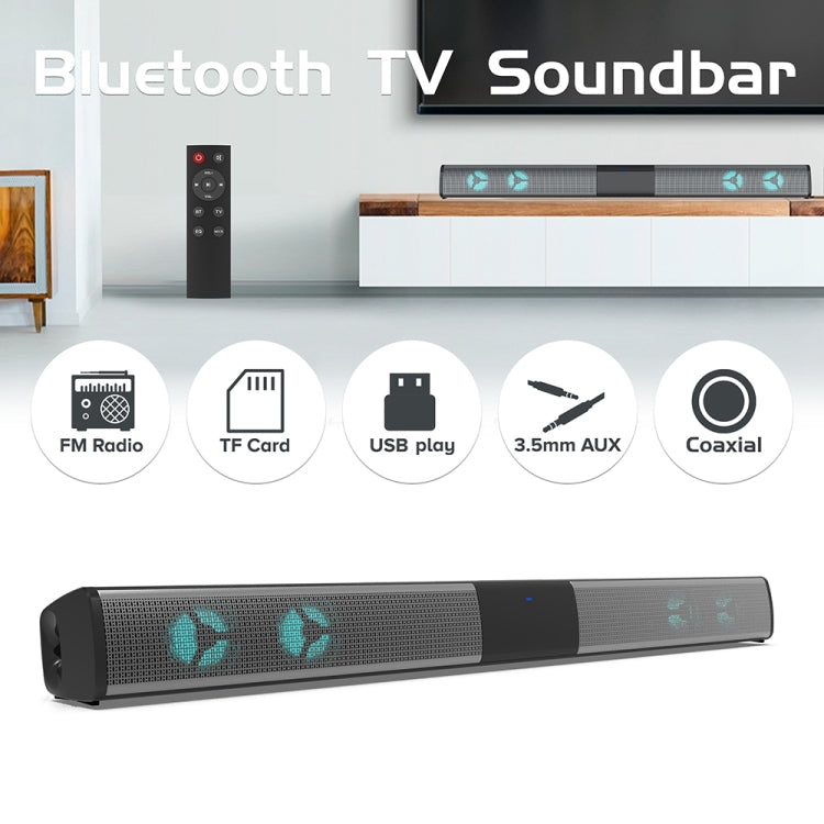BS-28E RGB Colorful Atmosphere Light Bluetooth Speaker - Desktop Speaker by PMC TechLife | Online Shopping South Africa | PMC TechLife
