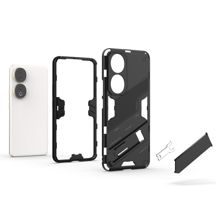 For Honor 90 Punk Armor PC + TPU Phone Case with Holder(Blue) - free shipping - PMC TechLife - Order now!