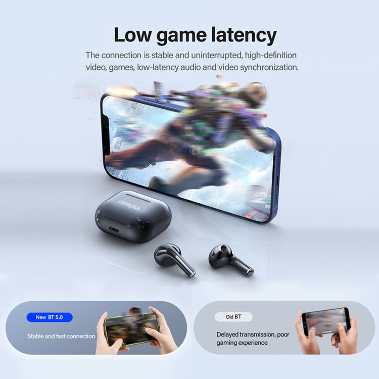 Lenovo LP40 TWS Wireless Bluetooth 5.1 Noise Reduction Earphone(Black) - TWS Earphone by Lenovo | Online Shopping South Africa | PMC Jewellery | Buy Now Pay Later Mobicred