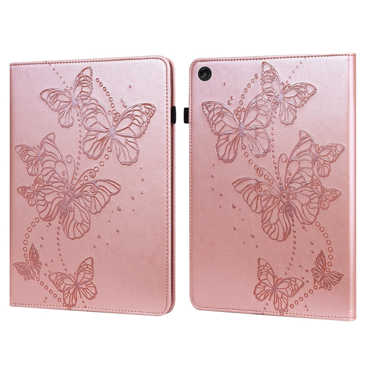 For Lenovo Tab M10 3rd Gen Embossed Butterfly Pattern Leather Tablet Case(Pink) - free shipping - PMC TechLife - Order now!