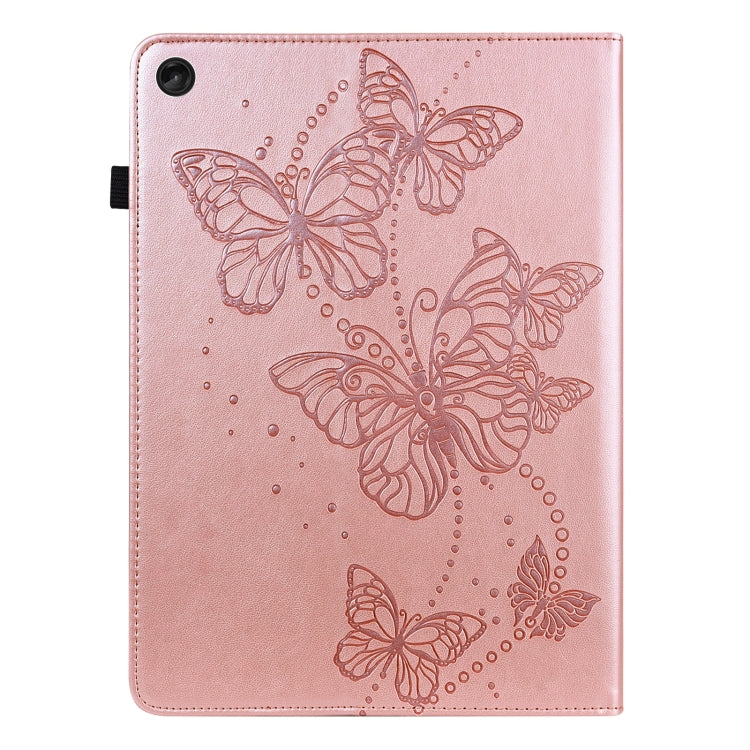 For Lenovo Tab M10 3rd Gen Embossed Butterfly Pattern Leather Tablet Case(Pink) - free shipping - PMC TechLife - Order now!