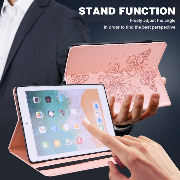 For Lenovo Tab M10 3rd Gen Embossed Butterfly Pattern Leather Tablet Case(Pink) - free shipping - PMC TechLife - Order now!