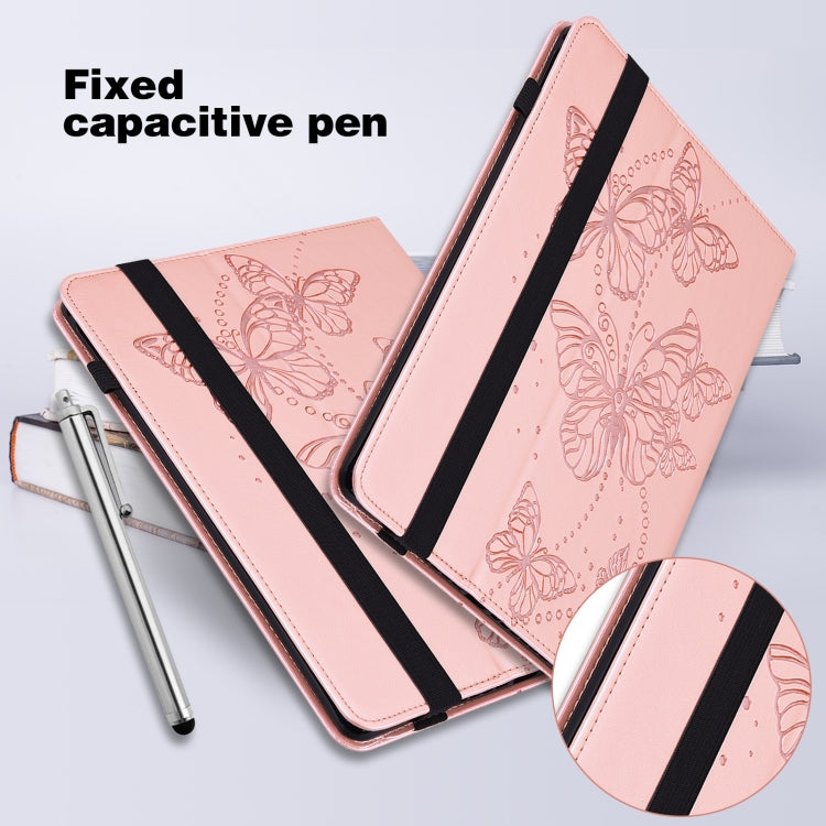 For Lenovo Tab M10 3rd Gen Embossed Butterfly Pattern Leather Tablet Case(Pink) - free shipping - PMC TechLife - Order now!