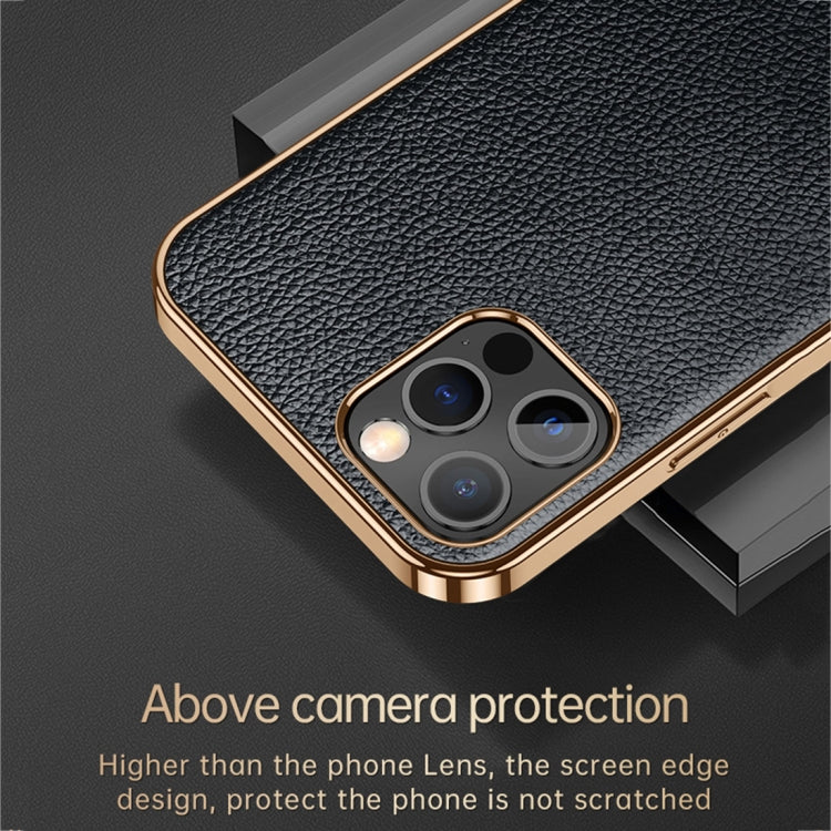 For iPhone 14 Plus SULADA Shockproof TPU + Handmade Leather Phone Case(Black) - iPhone 14 Plus Cases by SULADA | Online Shopping South Africa | PMC TechLife
