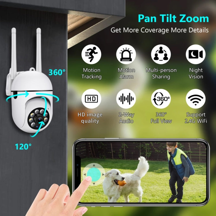 A7 1080P HD Wireless WiFi Smart Surveillance Camera Support Night Vision / Two Way Audio with 32G Memory - Wireless Camera by PMC TechLife | Online Shopping South Africa | PMC TechLife