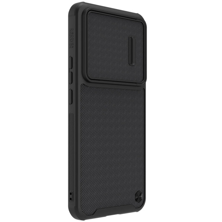For Xiaomi 12T/Redmi K50 Ultra NILLKIN 3D Textured Camshield PC + TPU Phone Case(Black) - Xiaomi Cases by NILLKIN | Online Shopping South Africa | PMC Jewellery