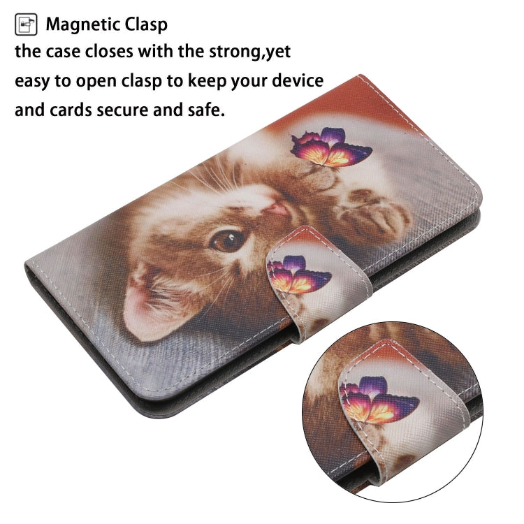 For Xiaomi Redmi A1 Colored Drawing Pattern Leather Phone Case(Butterfly Cat) - free shipping - PMC TechLife - Order now!