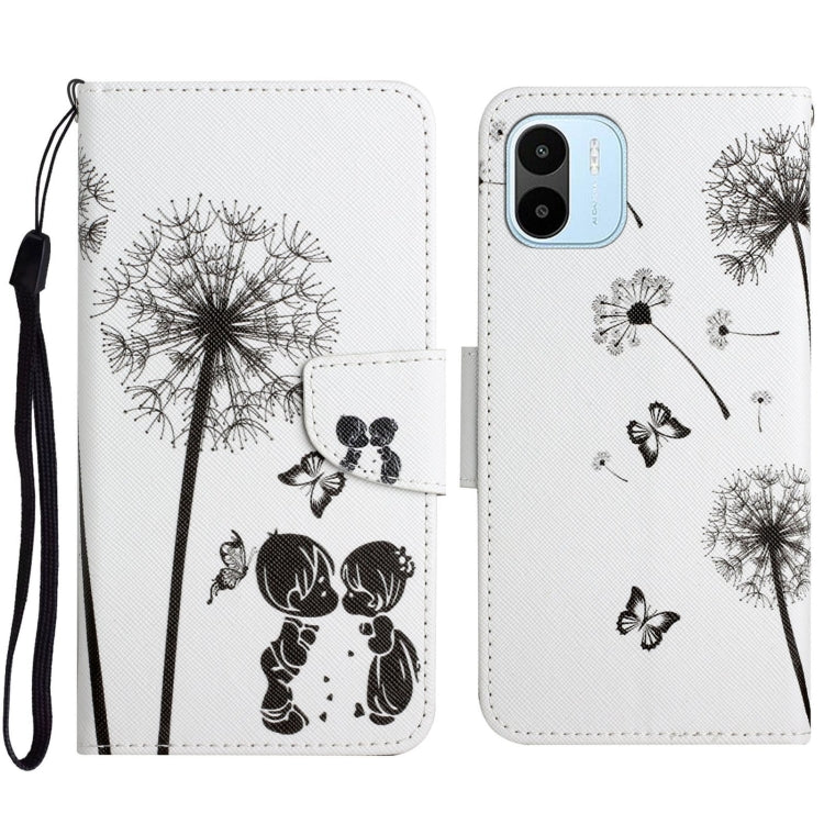 For Xiaomi Redmi A1 Colored Drawing Pattern Leather Phone Case(Dandelion) - free shipping - PMC TechLife - Order now!