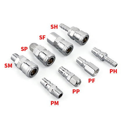 LAIZE SH-30 10pcs C-type Self-lock Air Tube Pneumatic Quick Fitting Connector - Interface Series by LAIZE | Online Shopping South Africa | PMC Jewellery