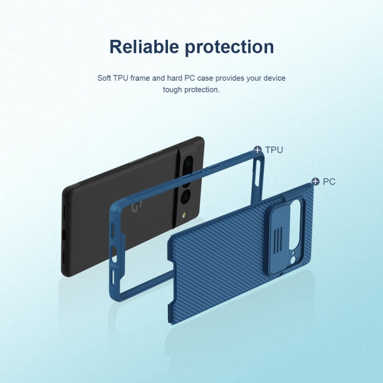 For Google Pixel 7 Pro 5G NILLKIN CamShield Pro Series PC Full Coverage Phone Case(Black) - Google Cases by NILLKIN | Online Shopping South Africa | PMC TechLife | Buy Now Pay Later Mobicred