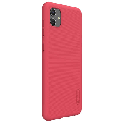 For Samsung Galaxy A04 NILLKIN Frosted PC Phone Case(Red) - Galaxy Phone Cases by NILLKIN | Online Shopping South Africa | PMC Jewellery