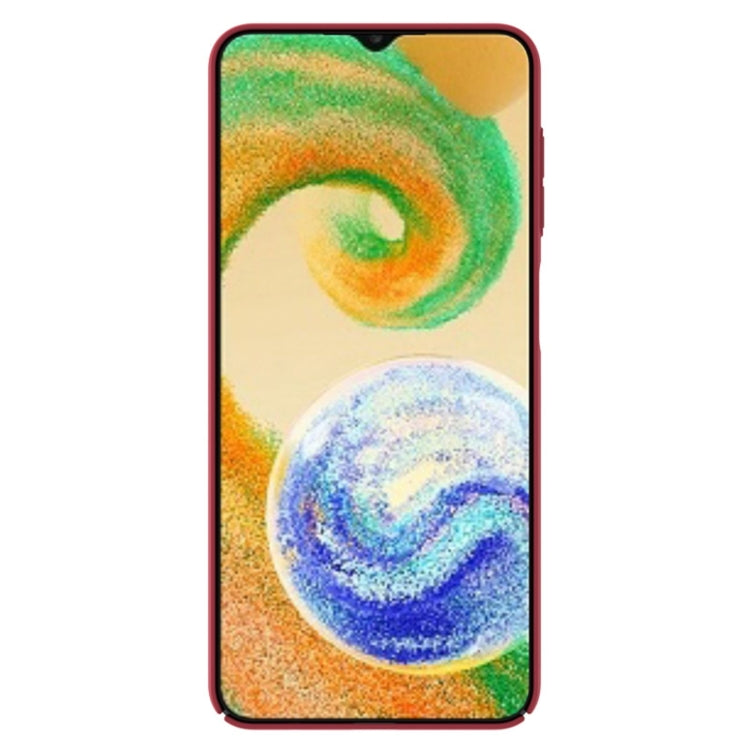For Samsung Galaxy A04s NILLKIN Frosted PC Phone Case(Red) - Galaxy Phone Cases by NILLKIN | Online Shopping South Africa | PMC Jewellery
