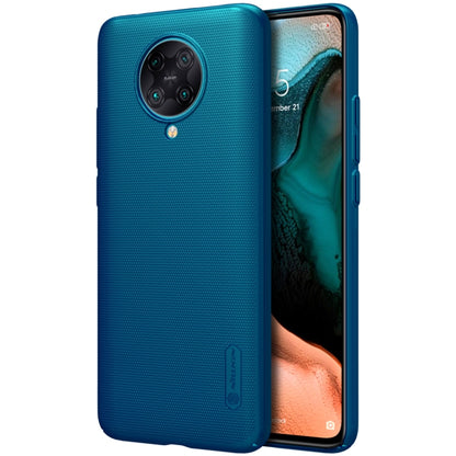 For Xiaomi Redmi K30 Pro NILLKIN Frosted Concave-convex Texture PC Protective(Blue) - Xiaomi Cases by NILLKIN | Online Shopping South Africa | PMC Jewellery