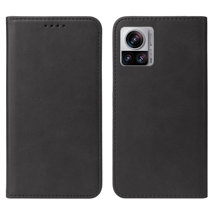 For Motorola Edge 30 Ultra Magnetic Closure Leather Phone Case(Black) - free shipping - PMC TechLife - Order now!