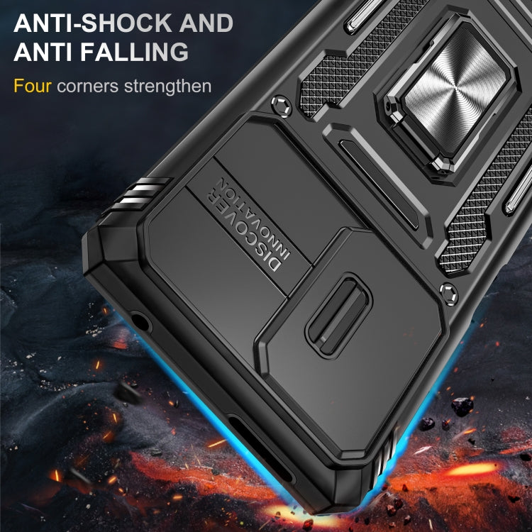 For Xiaomi 11T Armor PC + TPU Camera Shield Phone Case(Black) - free shipping - PMC TechLife - Order now!