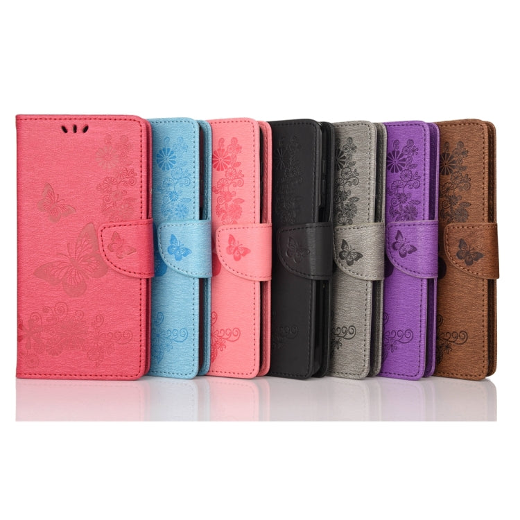 For Samsung Galaxy A54 5G Butterfly Embossed Horizontal Flip Leather Phone Case(Blue) - free shipping - PMC TechLife - Order now!