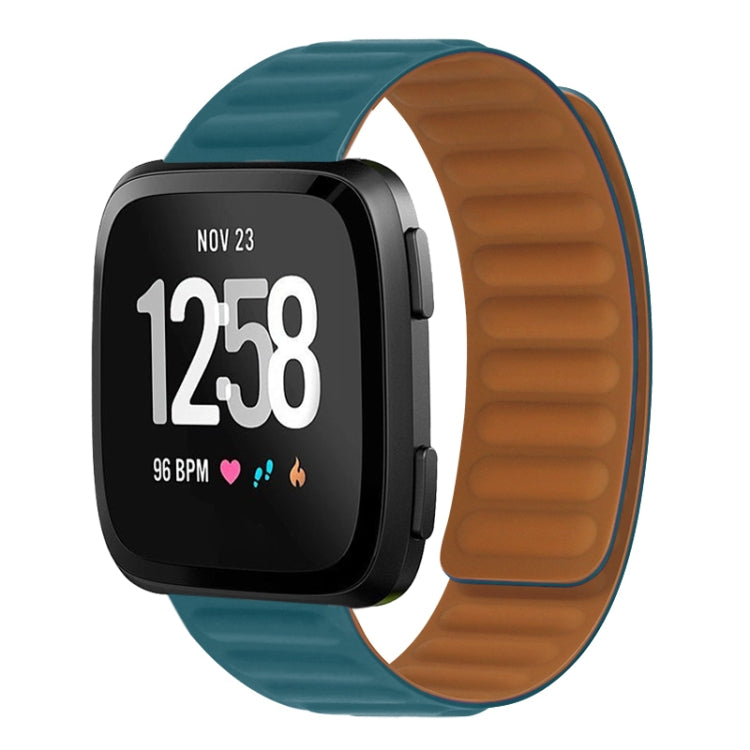 For Fitbit Versa 4 / 3 / Sense 2 20mm Silicone Magnetic Watch Band(Indigo) - free shipping - PMC TechLife - Order now!