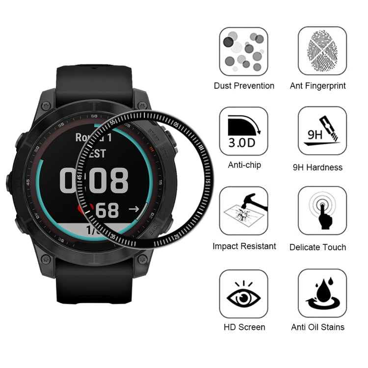 Compatible with Garmin Fenix 7 3D Surface Composite Soft Watch Film - free shipping - PMC TechLife - Order now!
