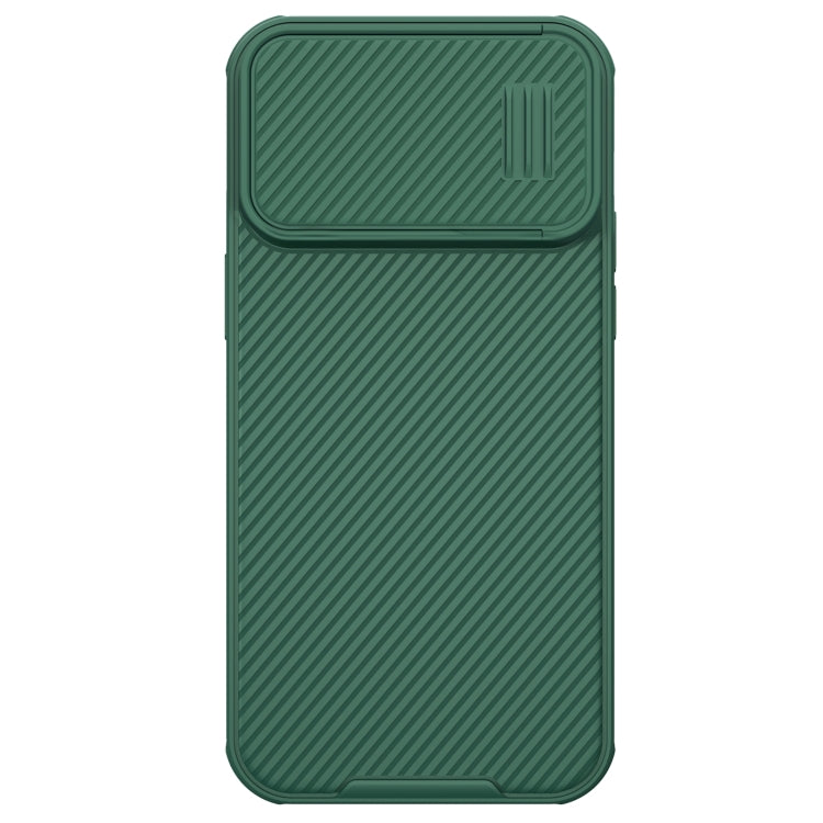 For iPhone 14 Pro Max NILLKIN CamShield S PC Phone Case(Green) - iPhone 14 Pro Max Cases by NILLKIN | Online Shopping South Africa | PMC Jewellery